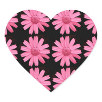 Pink Daisies Design Sticker