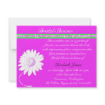 Pink Daisy Bridal Shower Invitation