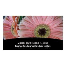 Pink Daisy Business Card