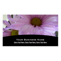 Pink Daisy Business Card