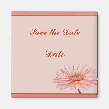 Pink Daisy Fridge Magnets