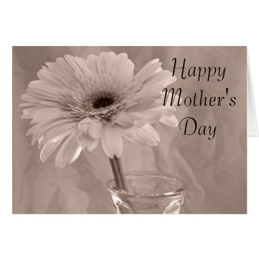 PInk Daisy Mothers Day Card
