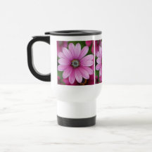Pink Daisy Travel Mug