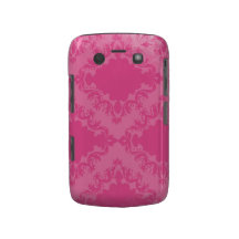 Pink Damask Pattern Blackberry Case-Mate