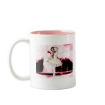 Pink Dancing Moon mugs