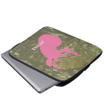 Pink Deer Head & Camouflage Electronics Bag Laptop Computer Sleeves