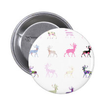 Pink Deer Pattern