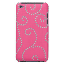 pink diamond swirls iPod touch covers