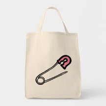 Pink Diaper Pin Bag