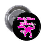 Pink Dino is Fierce Funny Pink Design