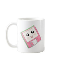 Pink Diskette Coffee Mug