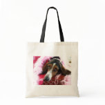 Pink Diva Dog Tote Bag