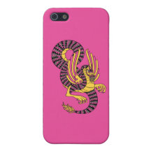 Pink Dragon iPhone Case iPhone 5 Cover