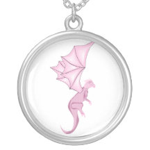 Pink Dragon Necklace