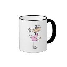Pink Dress Figure Skater T-shirts and Gifts Coffee Mug