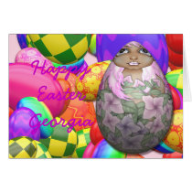 Pink Easter Egg Card