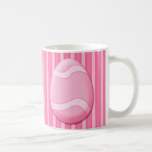 Pink Easter Egg Colouring Cup Coffee Mug