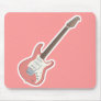pink electric guitar mouse mat