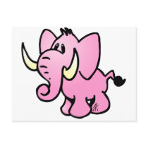 Pink Elephant Post Cards