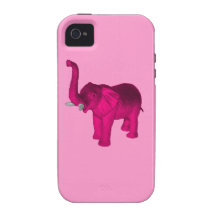 Pink Elephant(s) iPhone 4 Case