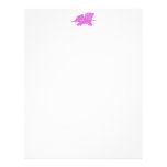 Pink Elephant Stationery Letterhead Template