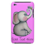 Pink Elephant with Bee iPod Touch Case