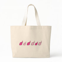 Pink Elephants Tote Bag