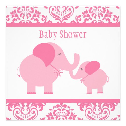 Pink Elephants Custom Announcement