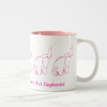 Pink Elephants Mugs