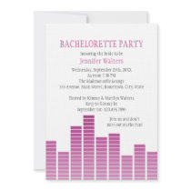 Pink Equalizer Custom Invite