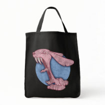 Pink Evil Bunny Tote Bag