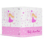 Pink Fairy Ballerina Photo Album Vinyl Binders
