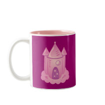 Pink Fairytale Castle Coffee Mugs