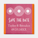 Pink Far East Elegance Save the Date Magnet