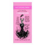 Pink Fashion Diva Rack Card