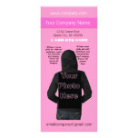 Pink Fashion Diva Rack Card