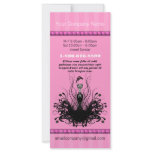 Pink Fashion Diva Rack Card rack cards