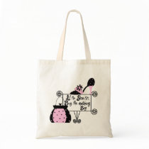 Pink Fashion Tote Bag