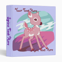 Pink Fawn Binder
