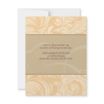 Pink Feather Wedding reception card invitations