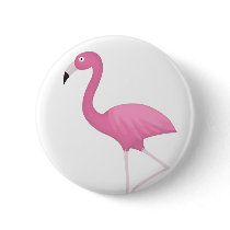 pink feathery flamingo