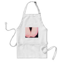 PINK FEET APRON