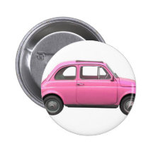 Pink Fiat 500 vintage Italian car