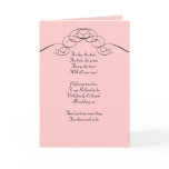 Pink  Filigree Be my bridemaid card