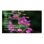 Pink Fireweed flowers Business Card Templates