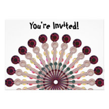 Pink Firework Invitation