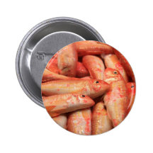 Pink Fish Button Badge