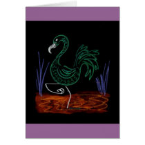 Pink Flamingo 13 inverted