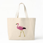 Pink Flamingo Canvas Bag