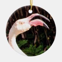 Pink Flamingo Christmas Tree Ornament